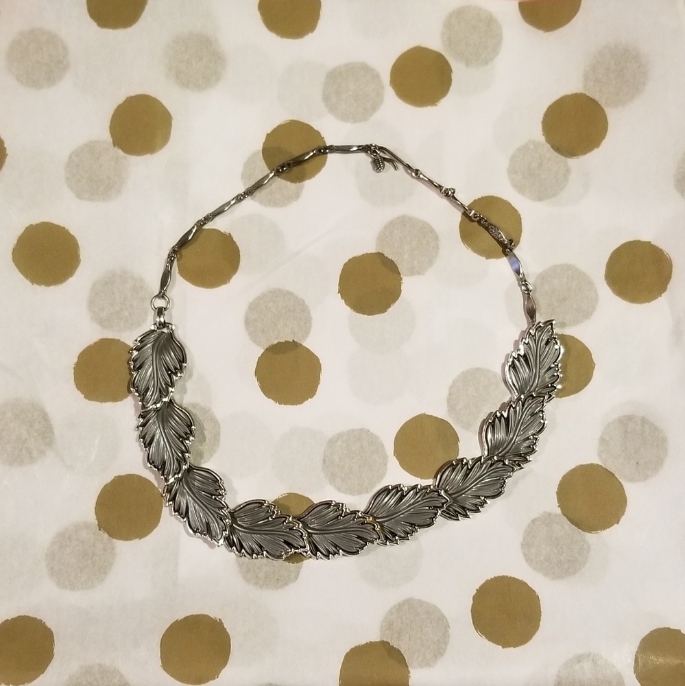 Vintage Leaf Necklace